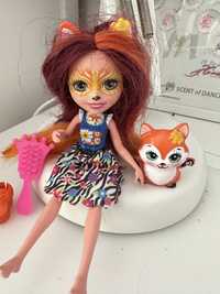 Mattel Enchantimals Lalka Lisek Felicity Fox + zwierzątko