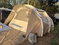 Namiot air seconds 5.2 F&B decathlon, dmuchany fresh&black quechua