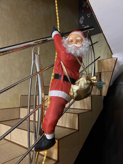 Wiszący Mikołaj - ozdoba świąteczna