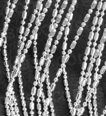 Łańcuszek Srebrny Kulki Wałki  55cmx2mmGratisy:) Świąteczne Promocje !