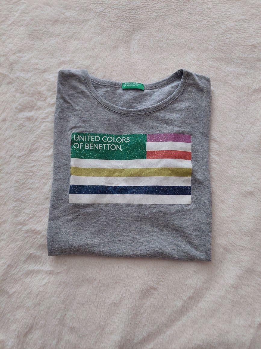 T-shirt cinzenta da Benetton