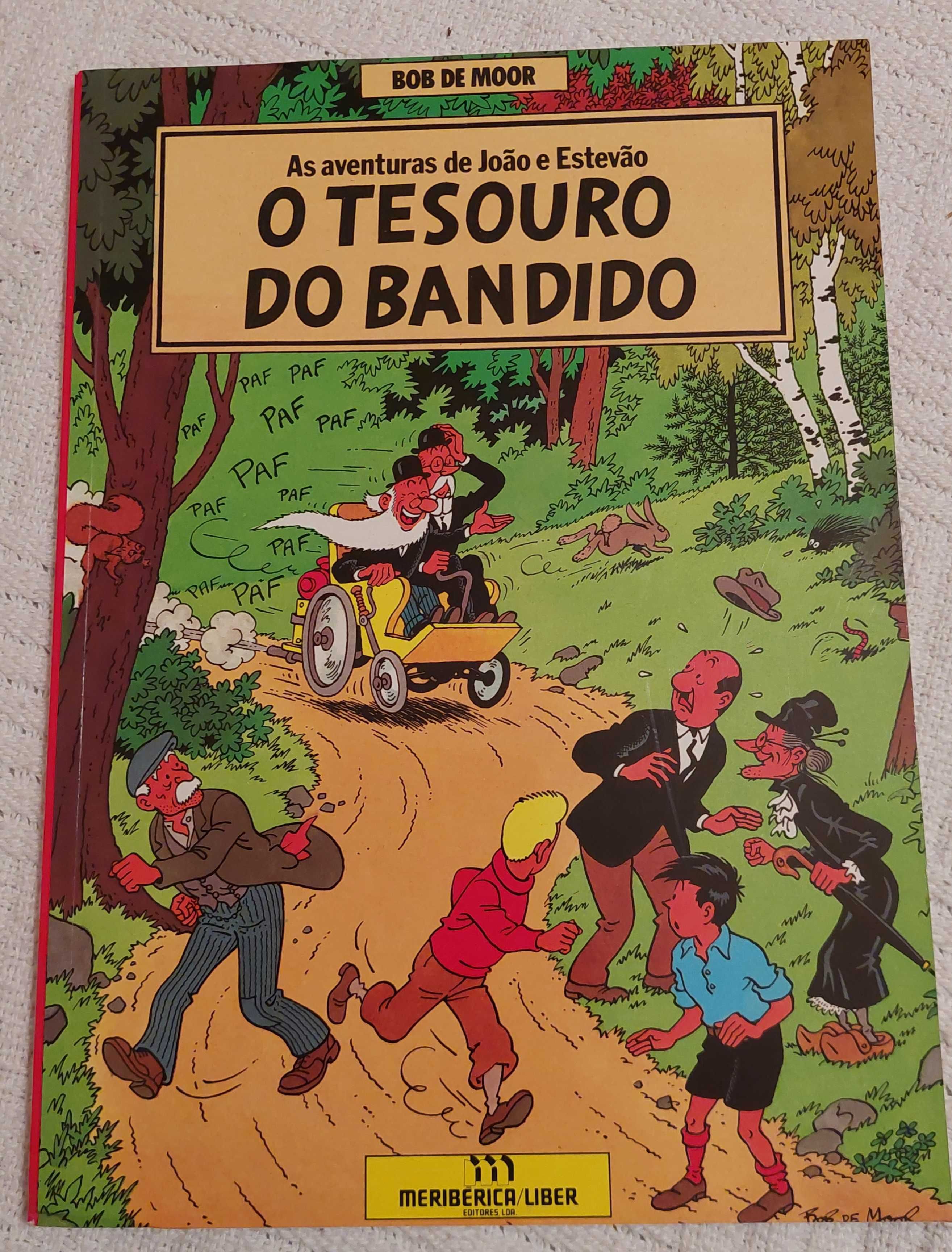 O tesouro do bandido - aventuras de João e Estevão, Bob de Moor