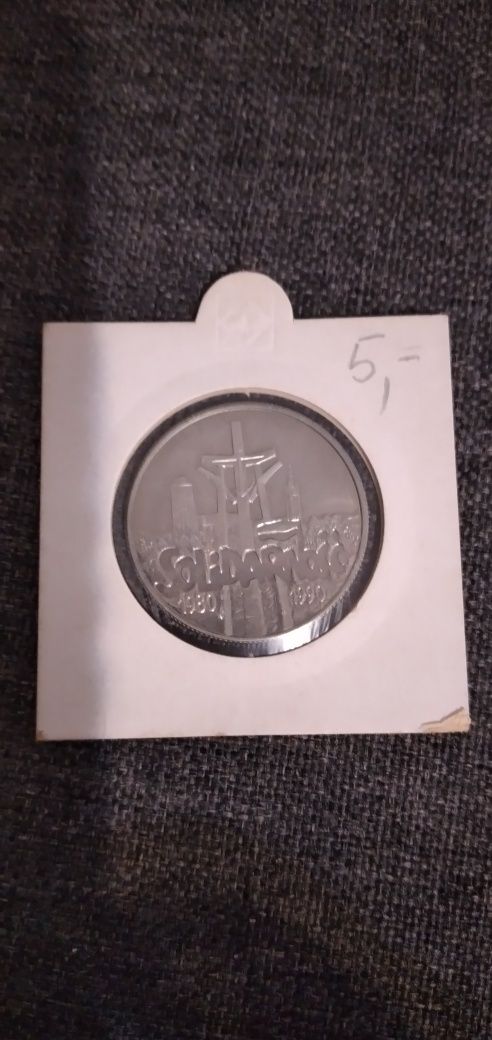 Moneta Solidarność 10000zl rok 1990
