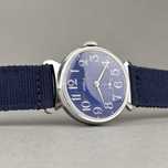 Zegarek vintage Pobieda – granatowa tarcza | arabskie cyfry | USSR