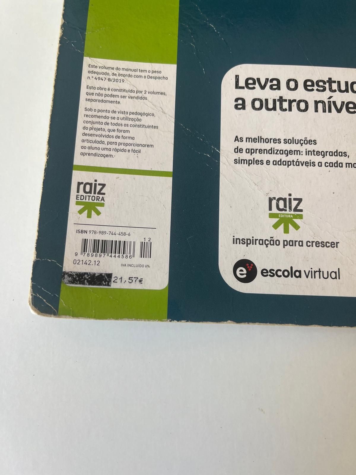 2 Livros de TIC 7.º Ano – Volume 1 quase novo + Volume 2 bom estado