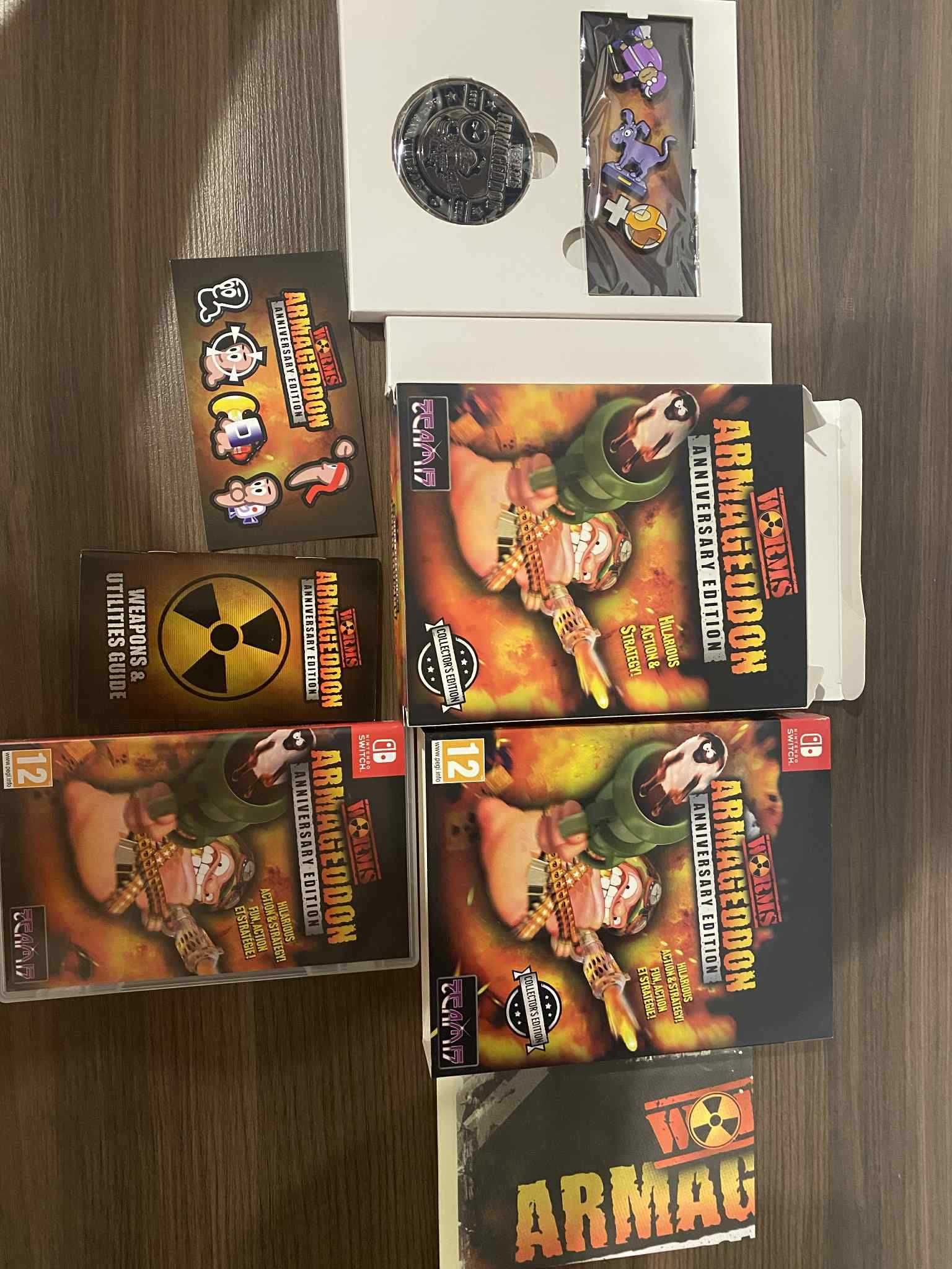 Worms Armageddon Anniversary Collector's Edition Nintendo Switch