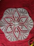 Serwetka biała handmade