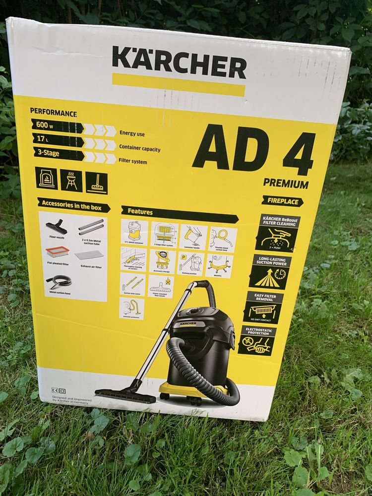 Karcher do kominka AD 4 premium na gwarancji