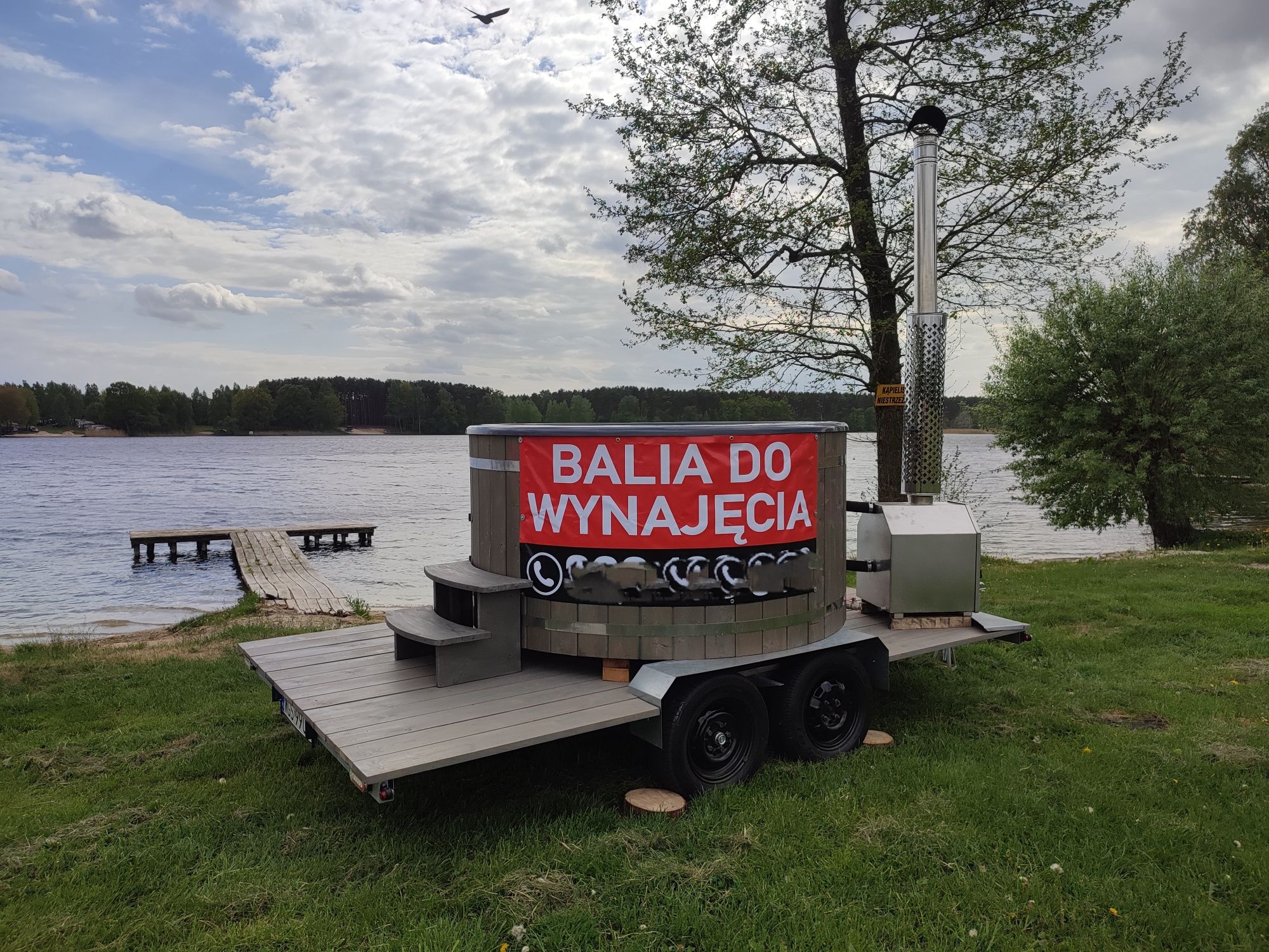 Mobilna Spa BALIA ogrodowa jacuzzi do wynajęcia