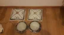 Conjunto 4 candeeiros teto