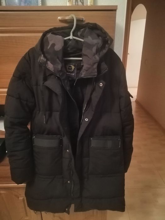 Куртка чоловіча подовжена чьочна зимова размер М