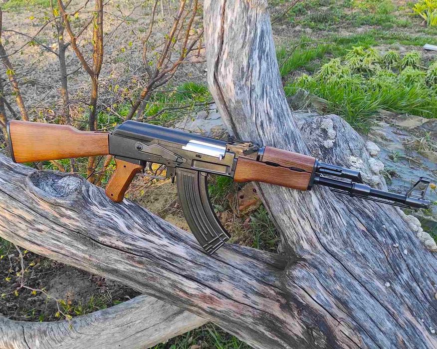 Дитячий автомат Калашнікова метал на кульках АК-47 Cyma іграшковий