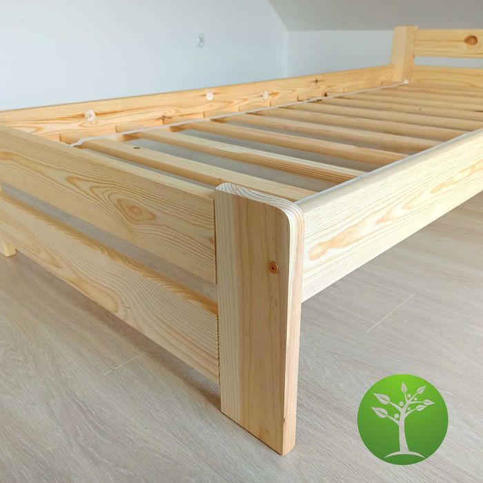 NOWE Łóżko sosnowe 90x200 + Stelaż INNE WYMIARY Gwarancja! DPD 0zł