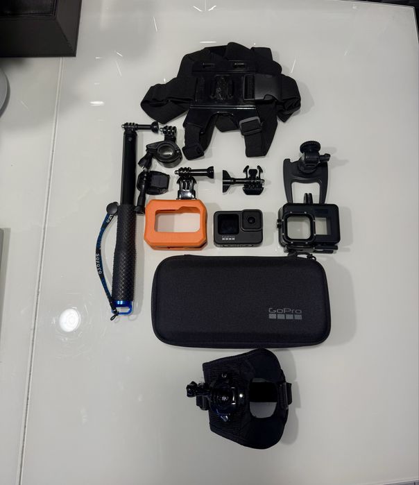 GoPro 9, goPro hero 9, hero 9, великий комплект, 3 акумулятора
