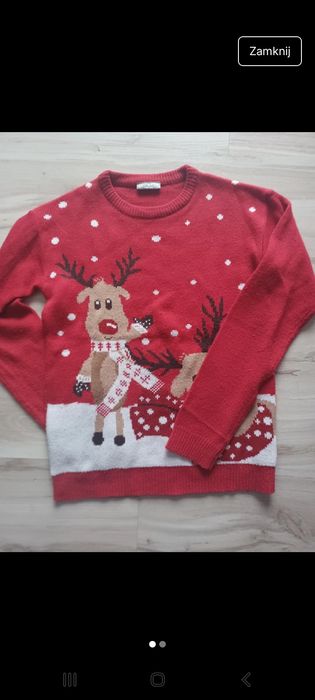 Sweterek świąteczny