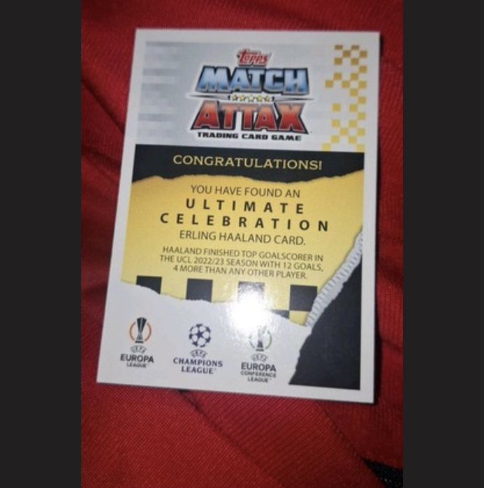 Carta Match Attax Haaland