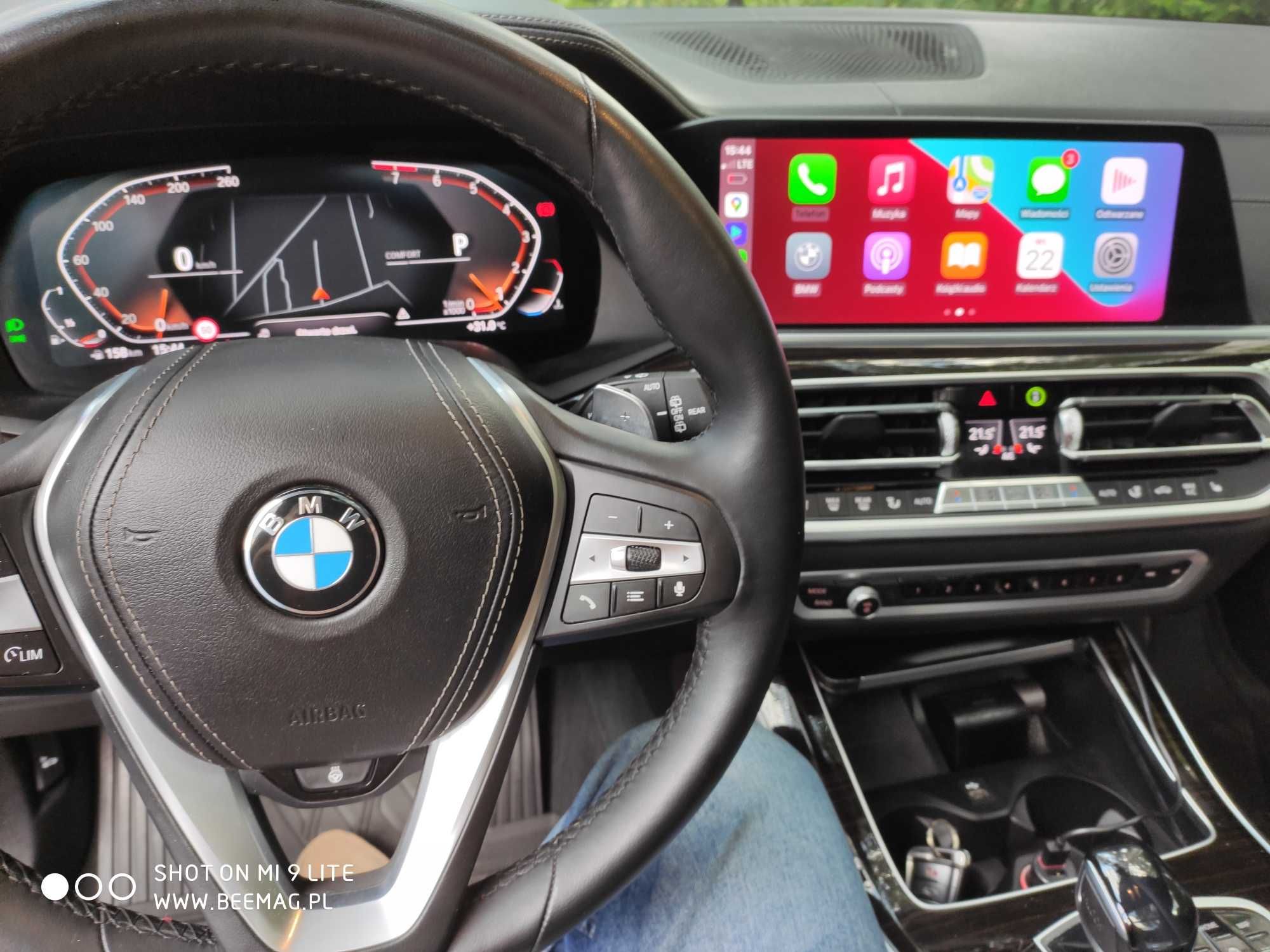 BMW Mini zdalnie kody FSC Navi NBT EVO CarPlay Mapy MGU id7 Live Way