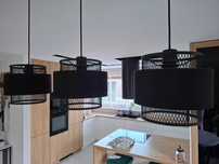 Lampa wisząca czarna