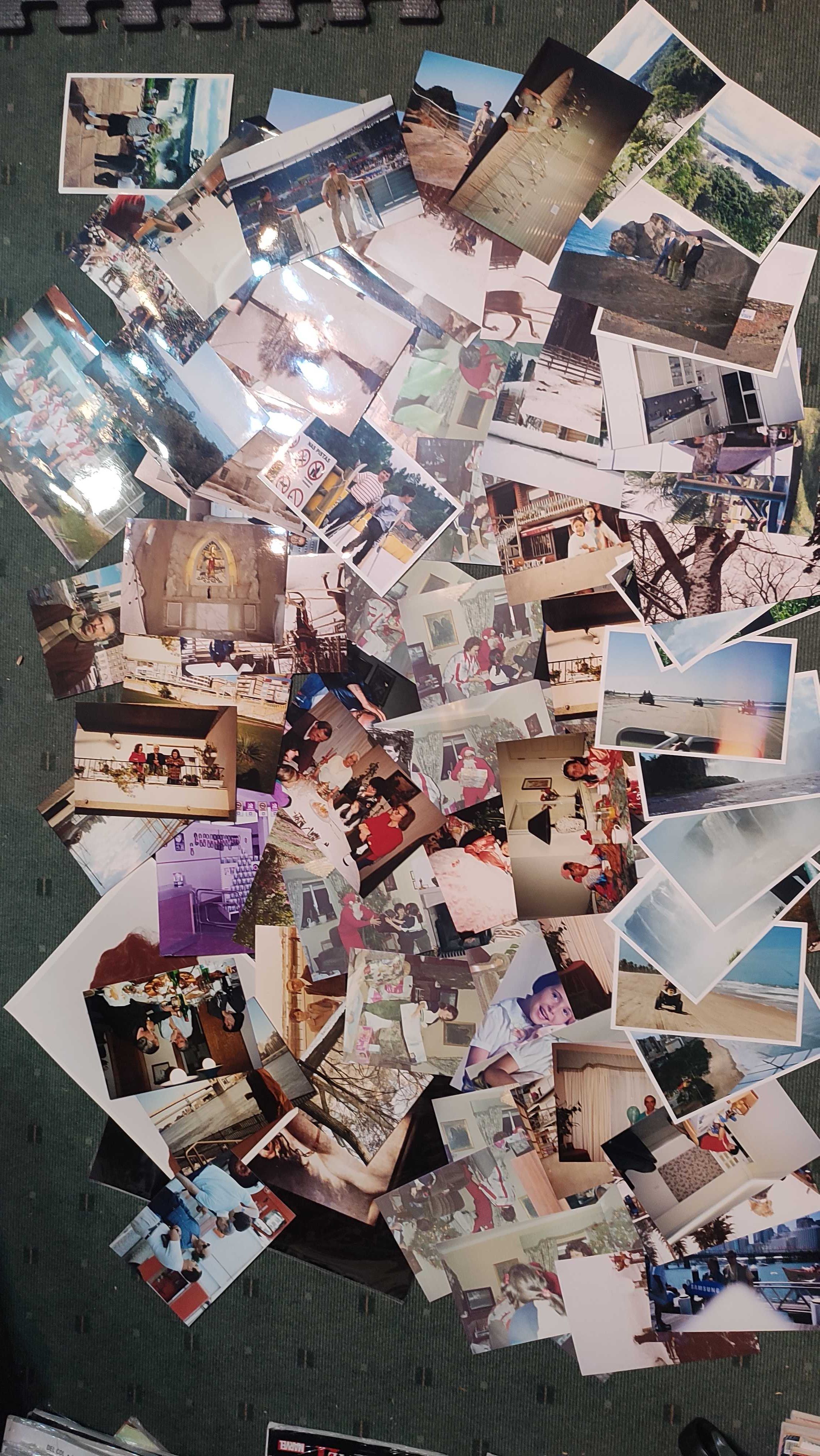Lote 420 fotos diversas a cores - Anos 90 e inicio 2000