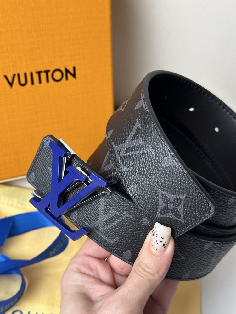 Luksusowy pasek Louis Vuitton Premium monogram limitowana edycja LV