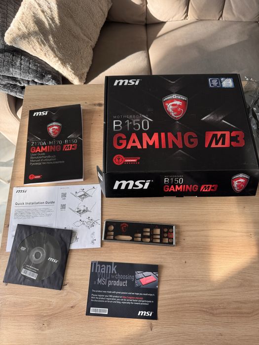 Płyta główna MSI B150 Gaming M3 (1151) z procesorem Intel I5-6600