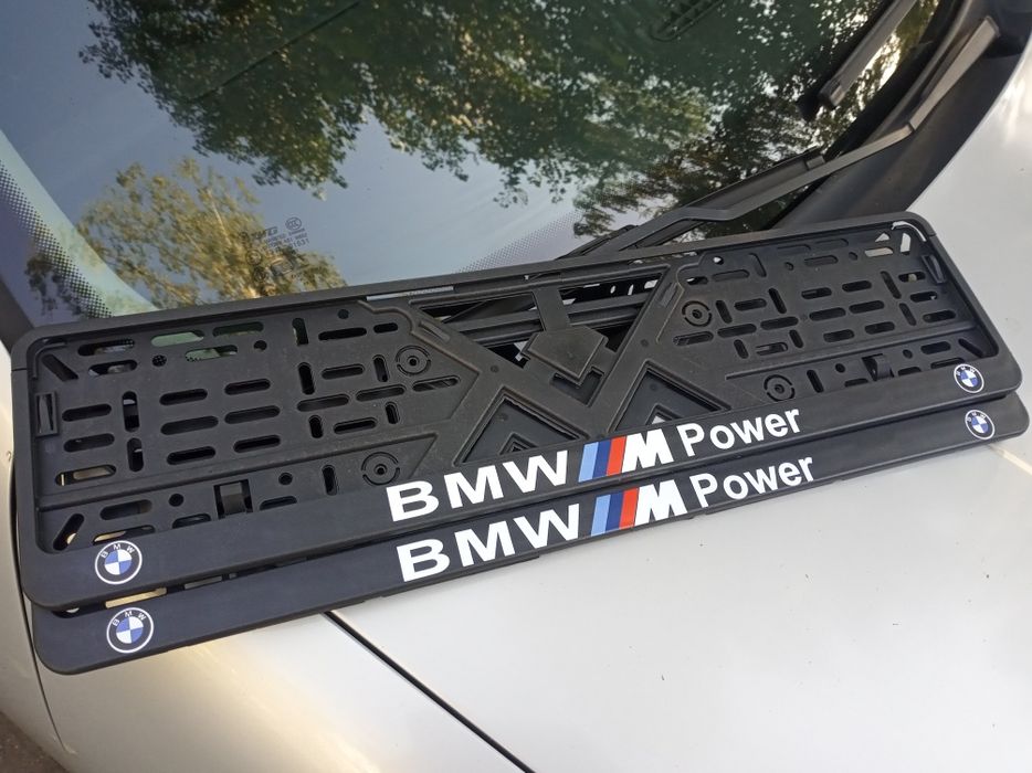 Номерна рамка BMW MPower Рамка под номер BMW