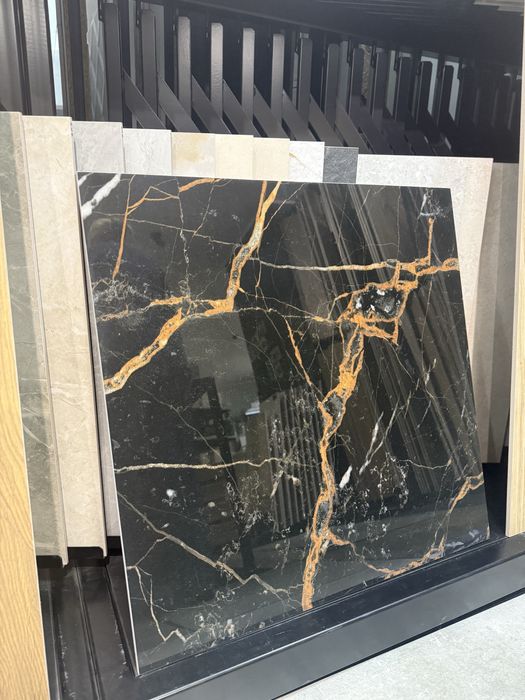 Płytki 59,8 X 59,8 IMPULSIVE BLACK Gres Szkl. Rekt. POLER 60 X 60