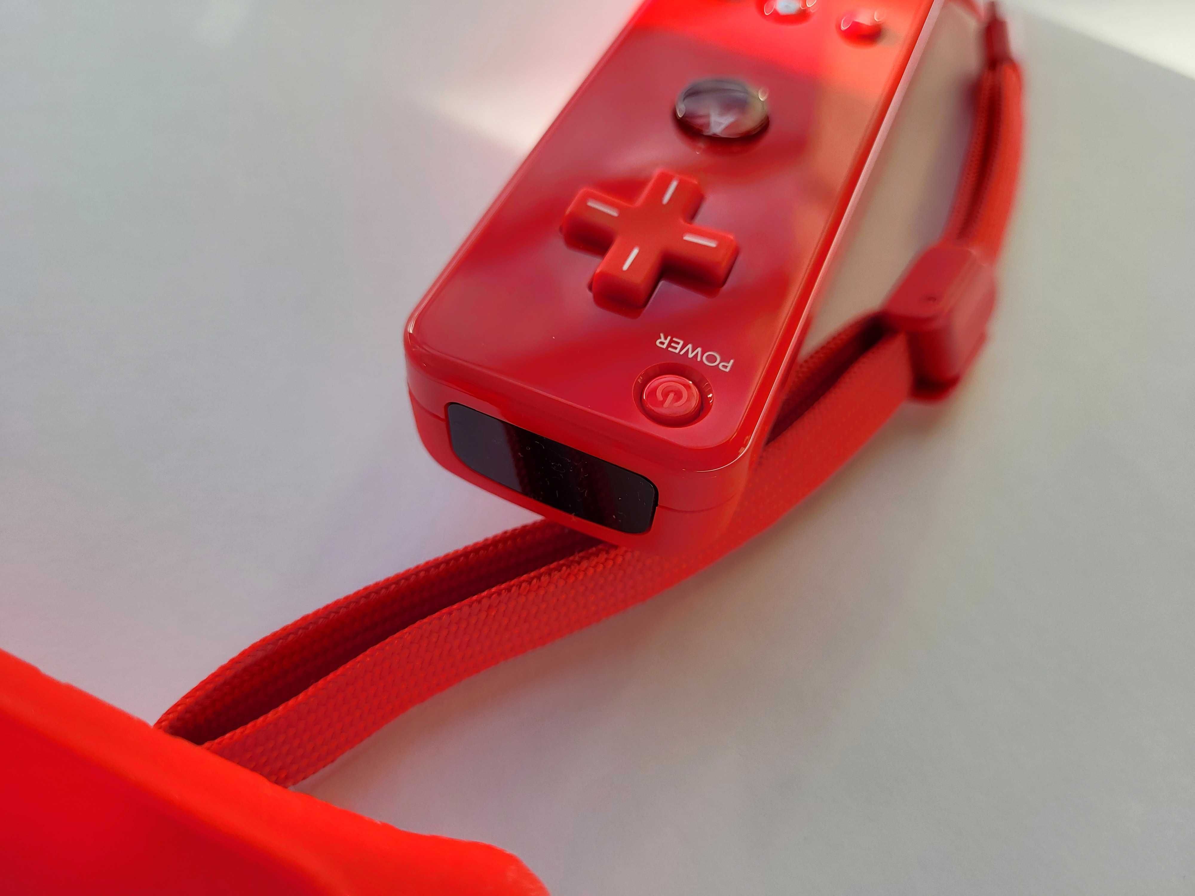 Oryginalny Kontroler Wii Remote Motion Plus Czerwony RED RVL-036 BDB