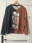 Bluza wciągana kościotrup rock punk grunge alternative