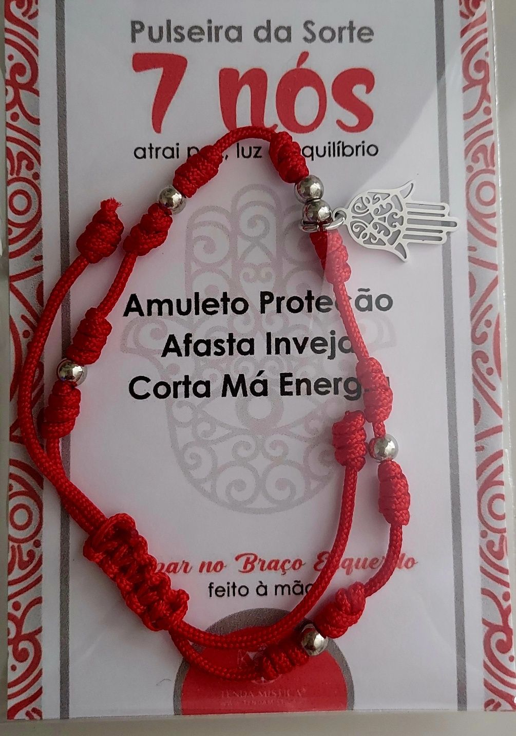 Pulseira dos 7 nós benzida e purificada