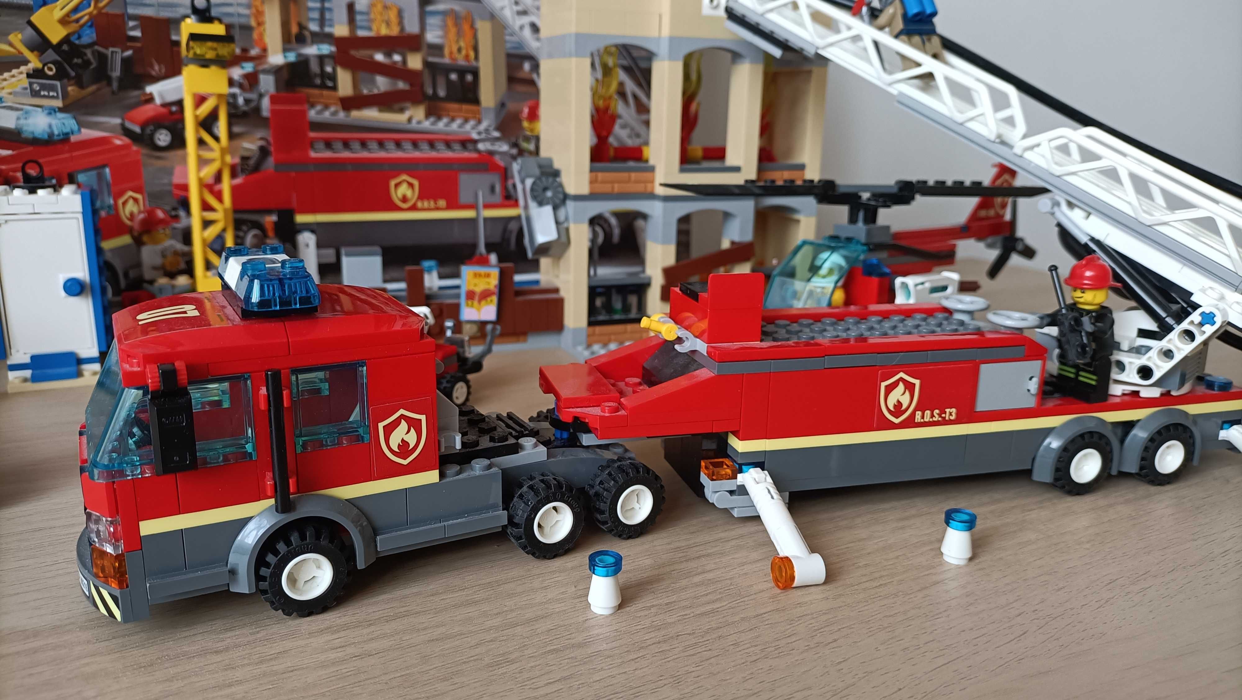 LEGO 60216 Straż pożarna w śródmieściu jak nowe Pudełko + Instrukcje