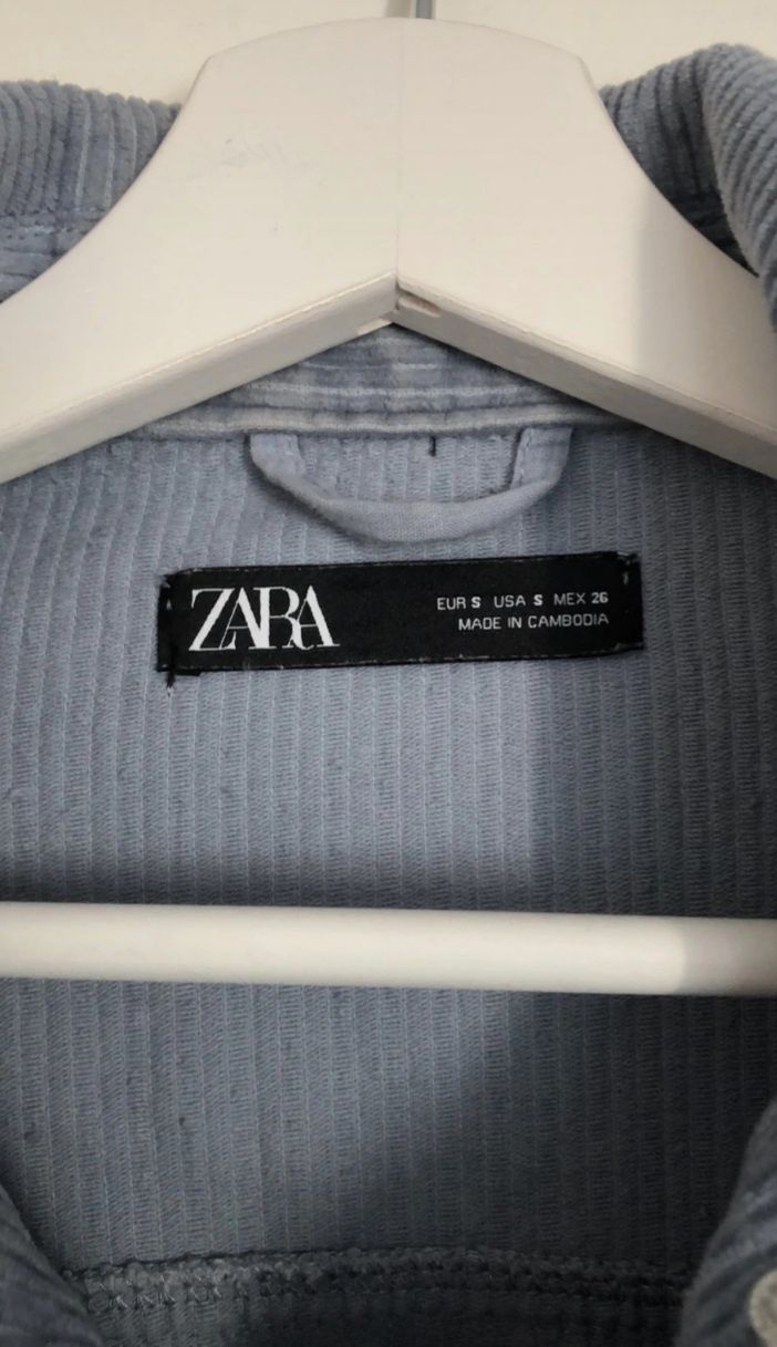 Sztruksowa kurtka oversize Zara Vintage