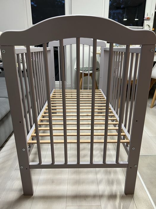 Łóżeczko dziecięce 120 x 60 szare