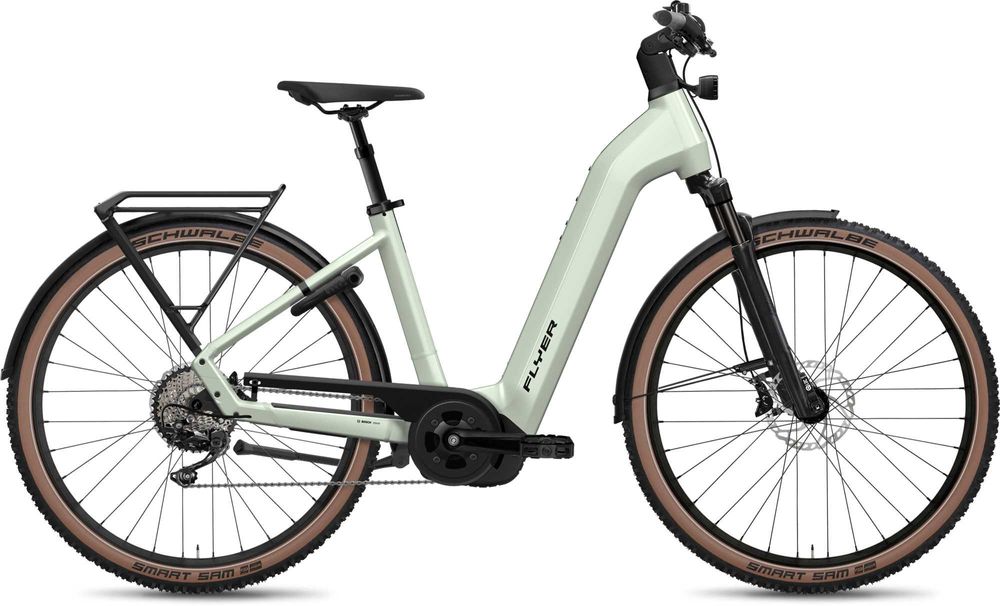 Rower elektryczny damski Flyer G1 Gotour 7.12 XC Comfort Frosty M NOWY