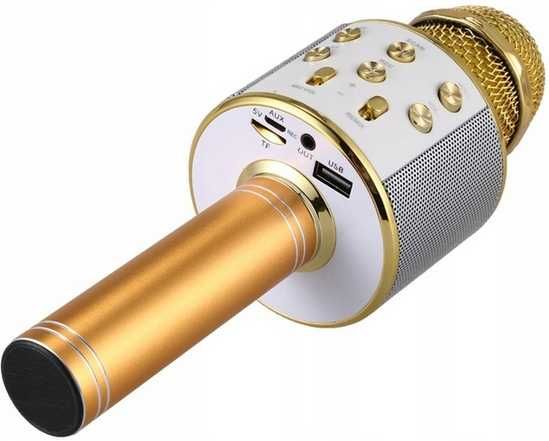 MIKROFON KARAOKE BLUETOOTH głośnik echo zmiana głosu zabawka