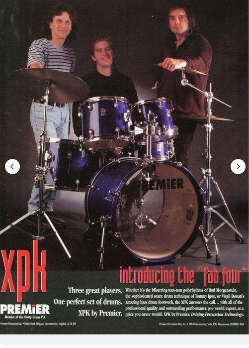Perkusja Premier XPK Made in England!!! W komplecie werbel i statywy