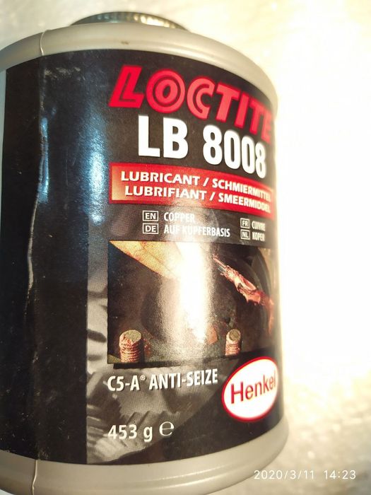 Смазка медная антизадир локтайт Loctate 8008