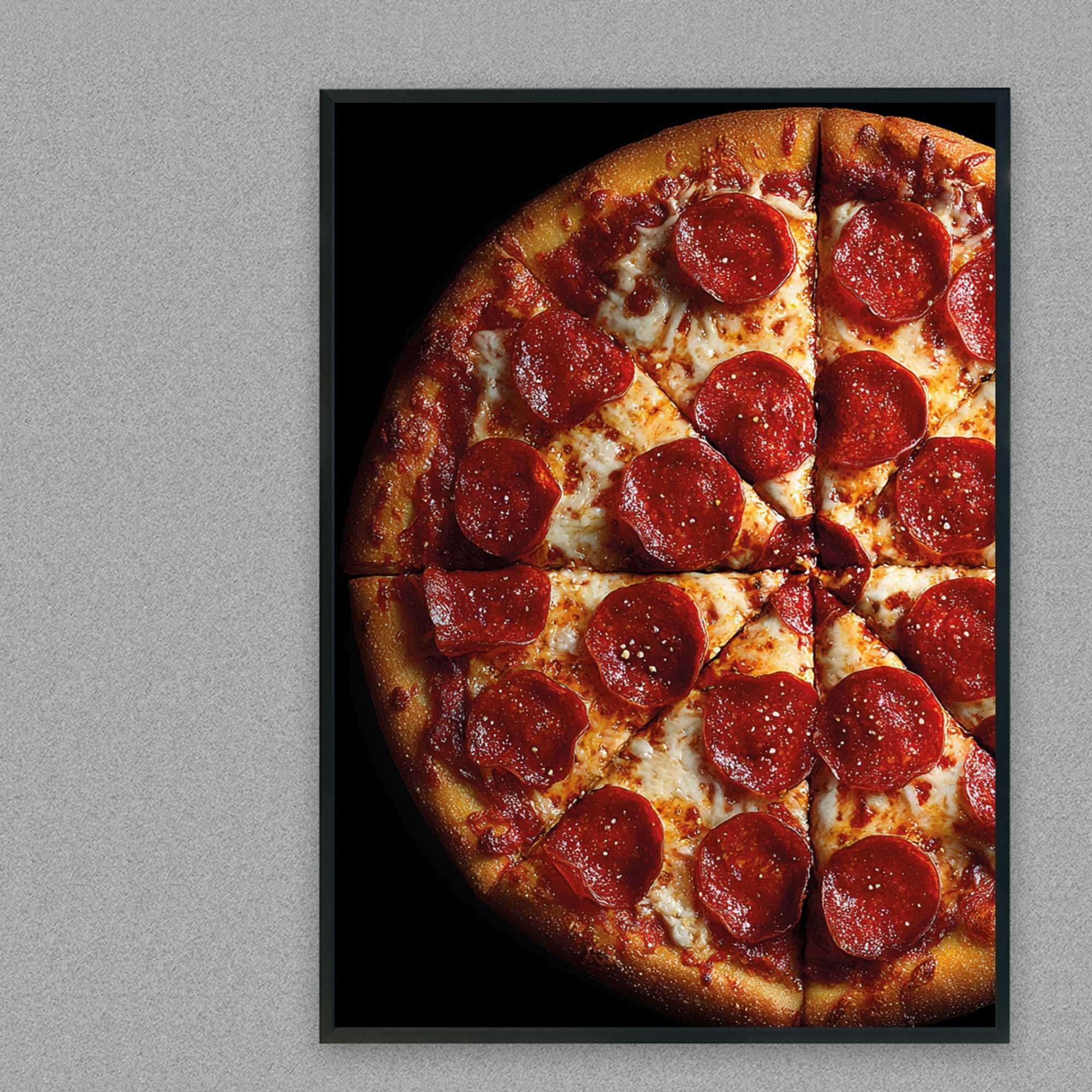 plakat pizza, plakat reklamowy pizza, obraz pizza, pizza