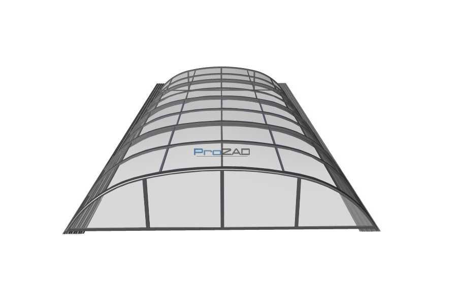 Zadaszenie basenowe 6,55m x 3,25m VERSO PrimeCover