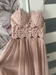 Sukienka Club London ASOS 42 XL pudrowy róż