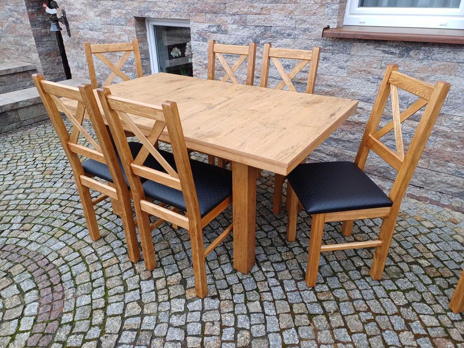 Komplet stol 6 krzesel krzesla tanio solidnie do baru restauracji nowe