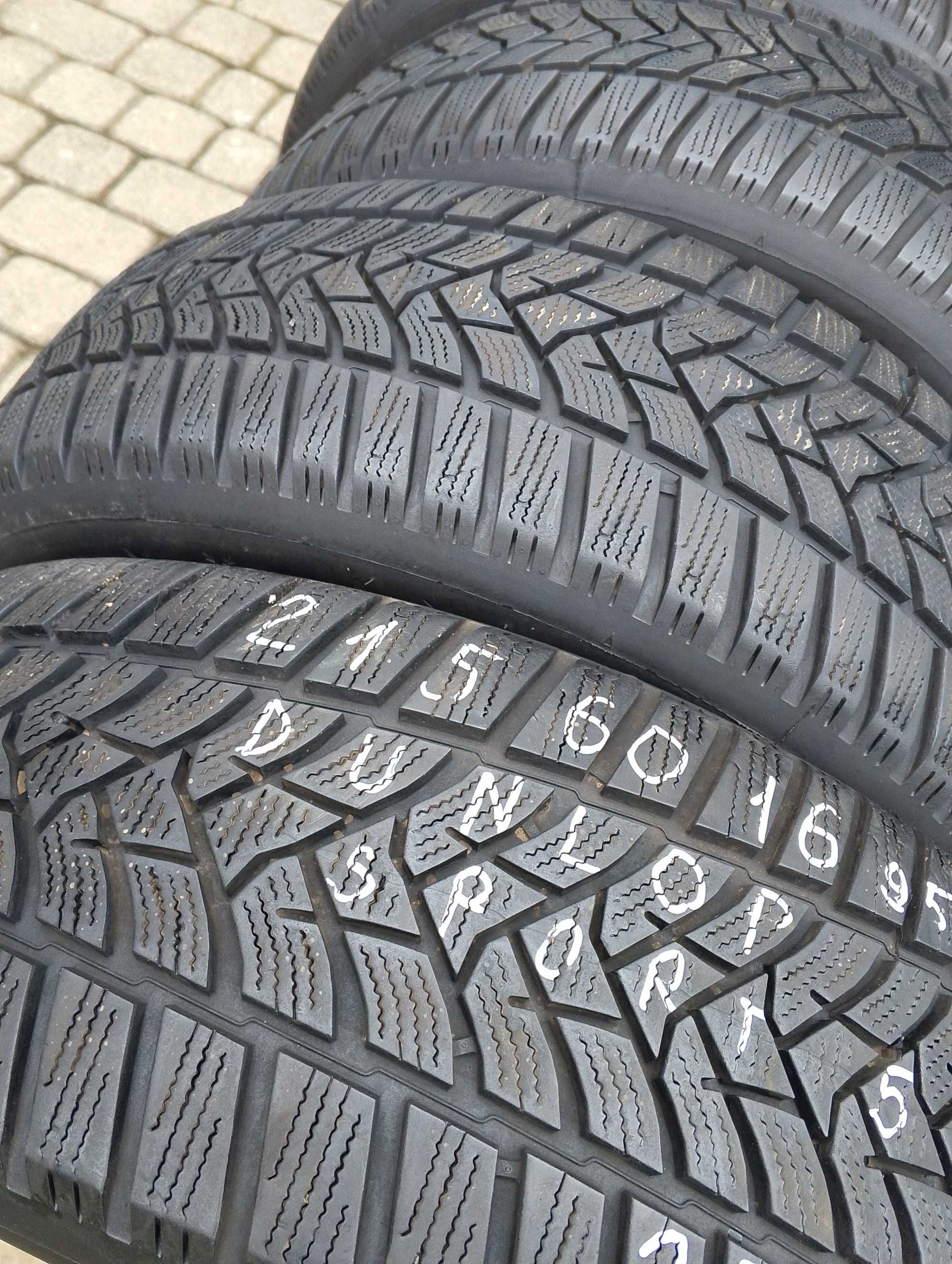 opony jak NOWE 4 szt. 215/60/16  Dunlop Winter Sport 5 , 2023 rok