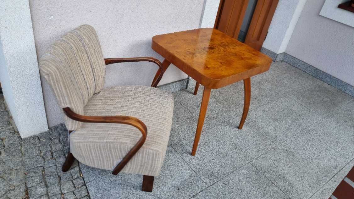 2x fotel Halabala H 237 Design Design PRL Art Deco Czechosłowacja