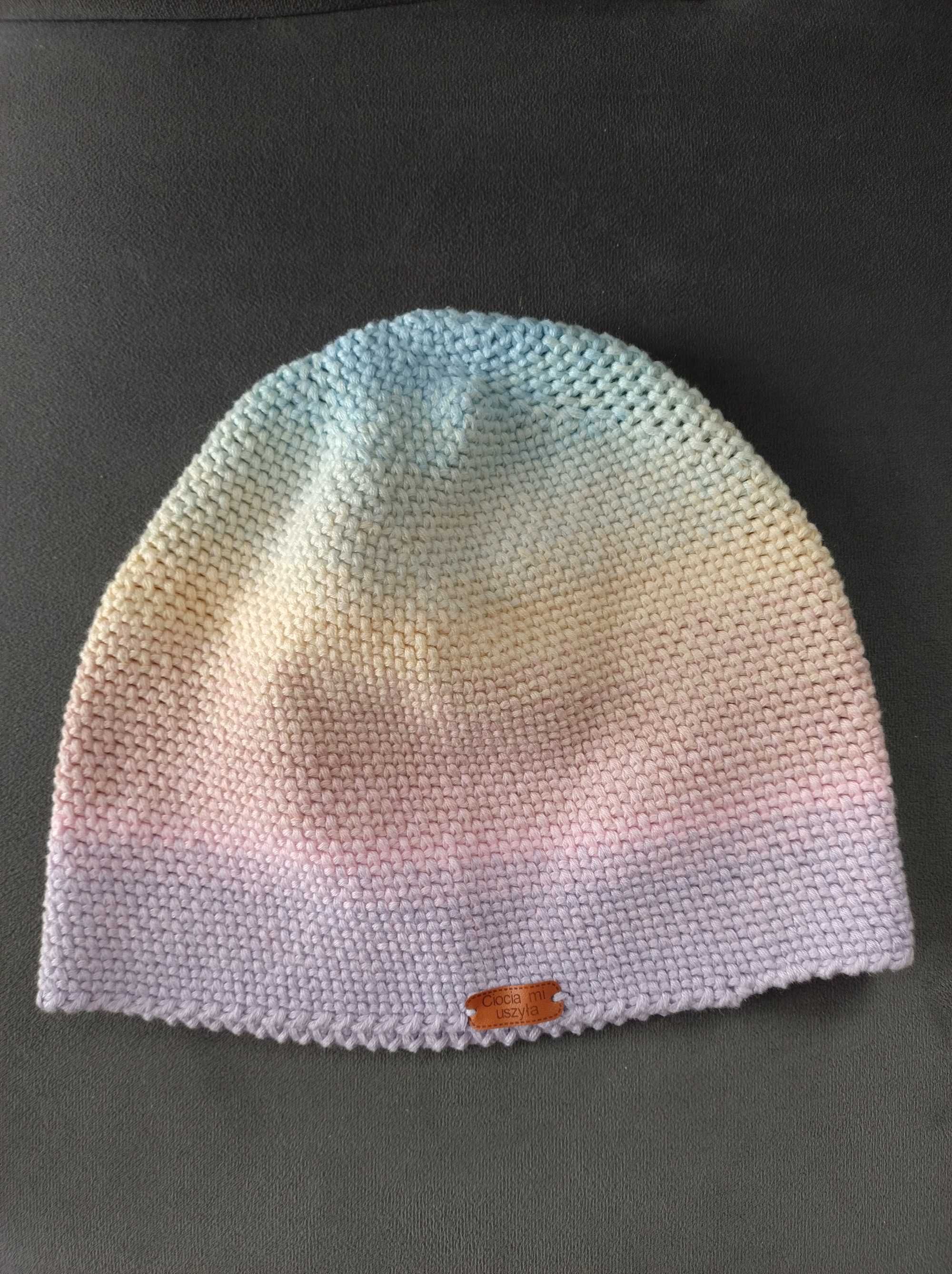 Komplet - torebka, czapka, szalik - Handmade