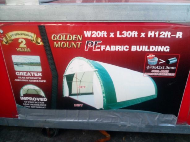 Nowa hala namiotowa firmy GOLDEN MOUNT (9mx11mx6m)