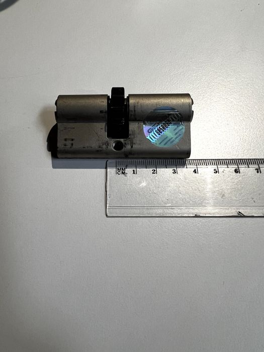 Wkładka z zębatką GERDA PRO SYSTEM X 30/35 nikiel satyna -3 klucze