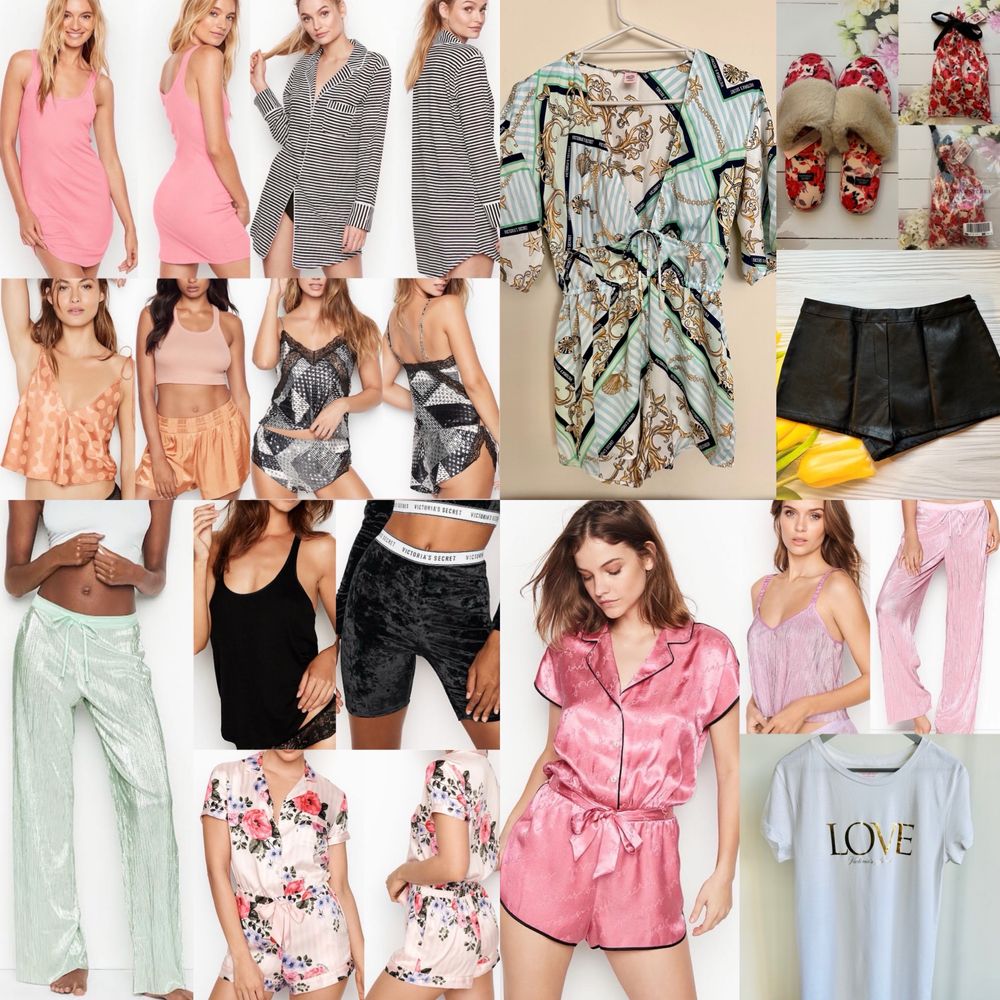 Пижамы, комбинезоны, рубашки victoria's secret. оригинал