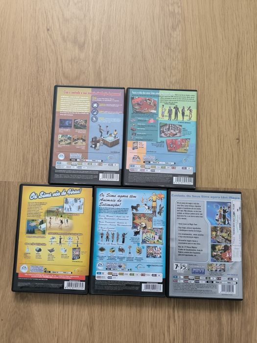 The Sims 1 PC jogo base e expansões