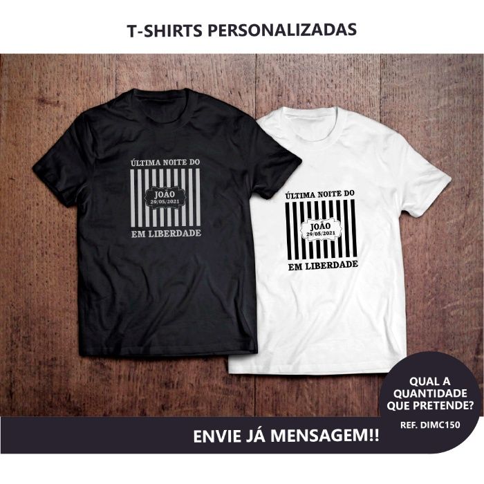 T-shirts/ camisolas/ sweats para DESPEDIDA DE SOLTEIRA/SOLTEIRO