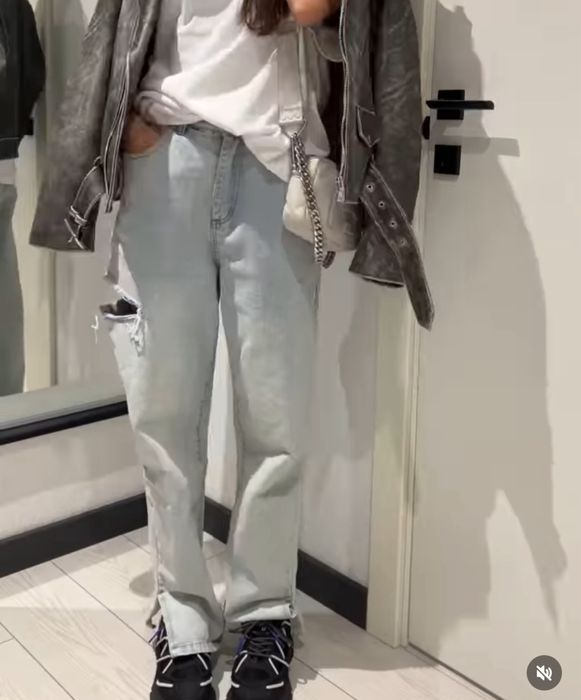 Трендові джинси з розрізом з популярного інстаграм магазину